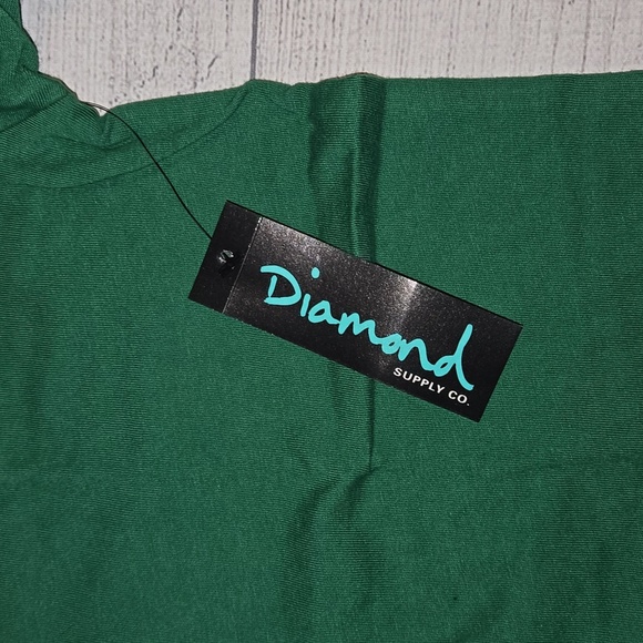 Diamond Supply Co. Men's Long Sleeve Speed Logo Graphic T-Shirt Green Size S NWT - Picture 9 of 10